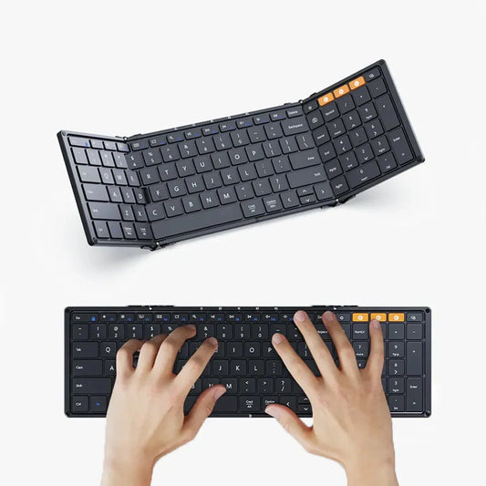 Foldable Bluetooth Keyboard with Numeric Keypad