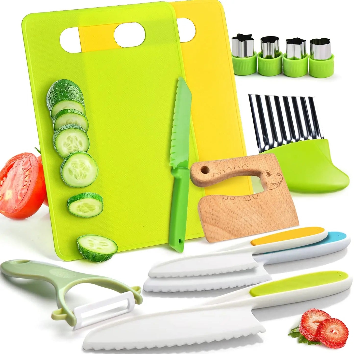 Montessori Kids Kitchen Tools & Cooking Set