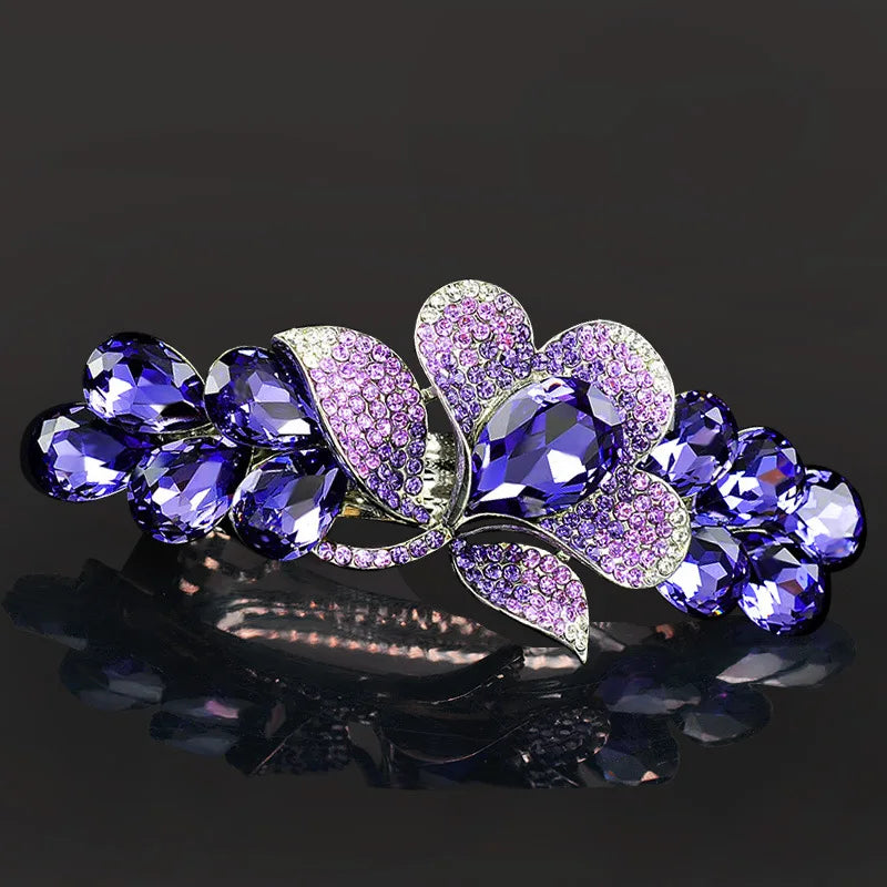 Women’s Rhinestone Hair Barrette Clip