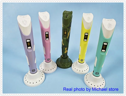 JuniorCare 3D Printing Pen with PLA Filament & Travel Case