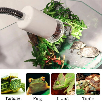 Reptile Heat Lamp with Clip Holder