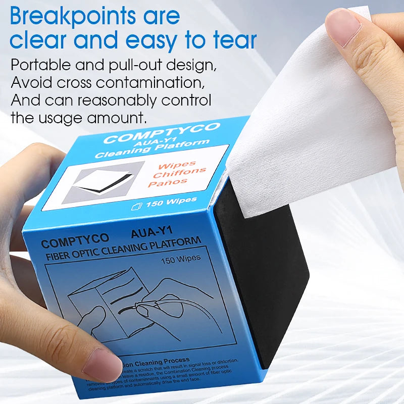 AUA-Y1 Fiber Optic Cleaning Wipes