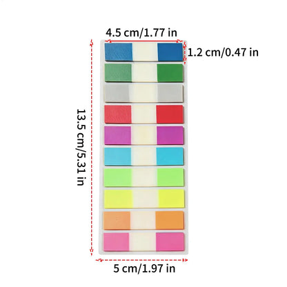 Colourful Sticky Index Tabs
