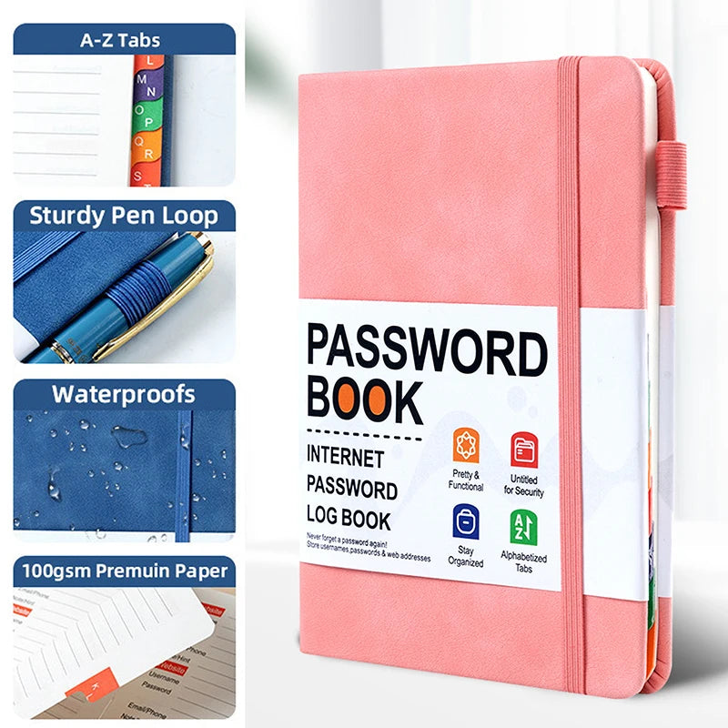 Password Keeper Book with Alphabetical Tabs