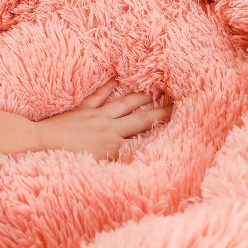 Calming Plush Donut Pet Bed