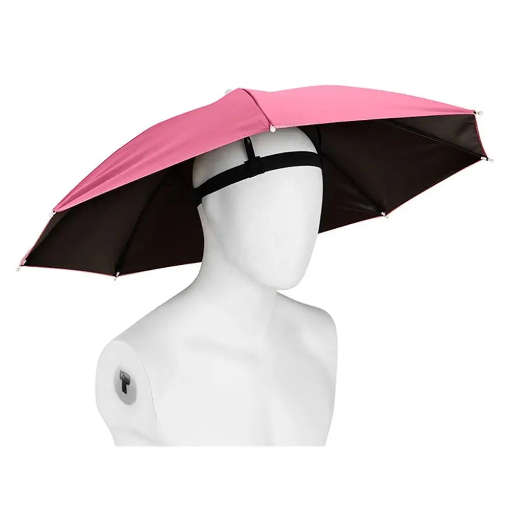 Foldable Head Umbrella Hat
