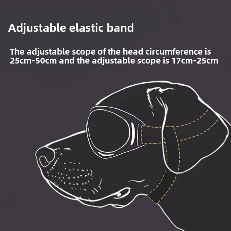 Anti-UV Pet Sunglasses for Outdoor Adventures & Travel