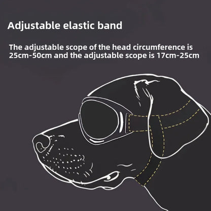 Anti-UV Pet Sunglasses for Outdoor Adventures & Travel
