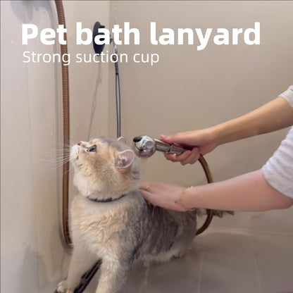 Pet Bathing Restraint Leash with Suction Cup