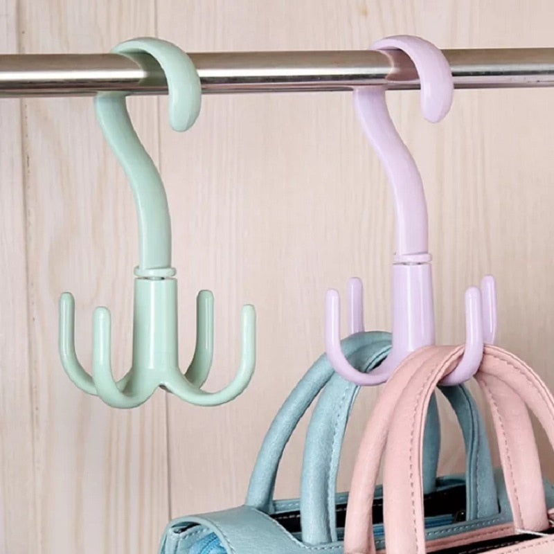 Space Saving Rotated Hanger Hooks