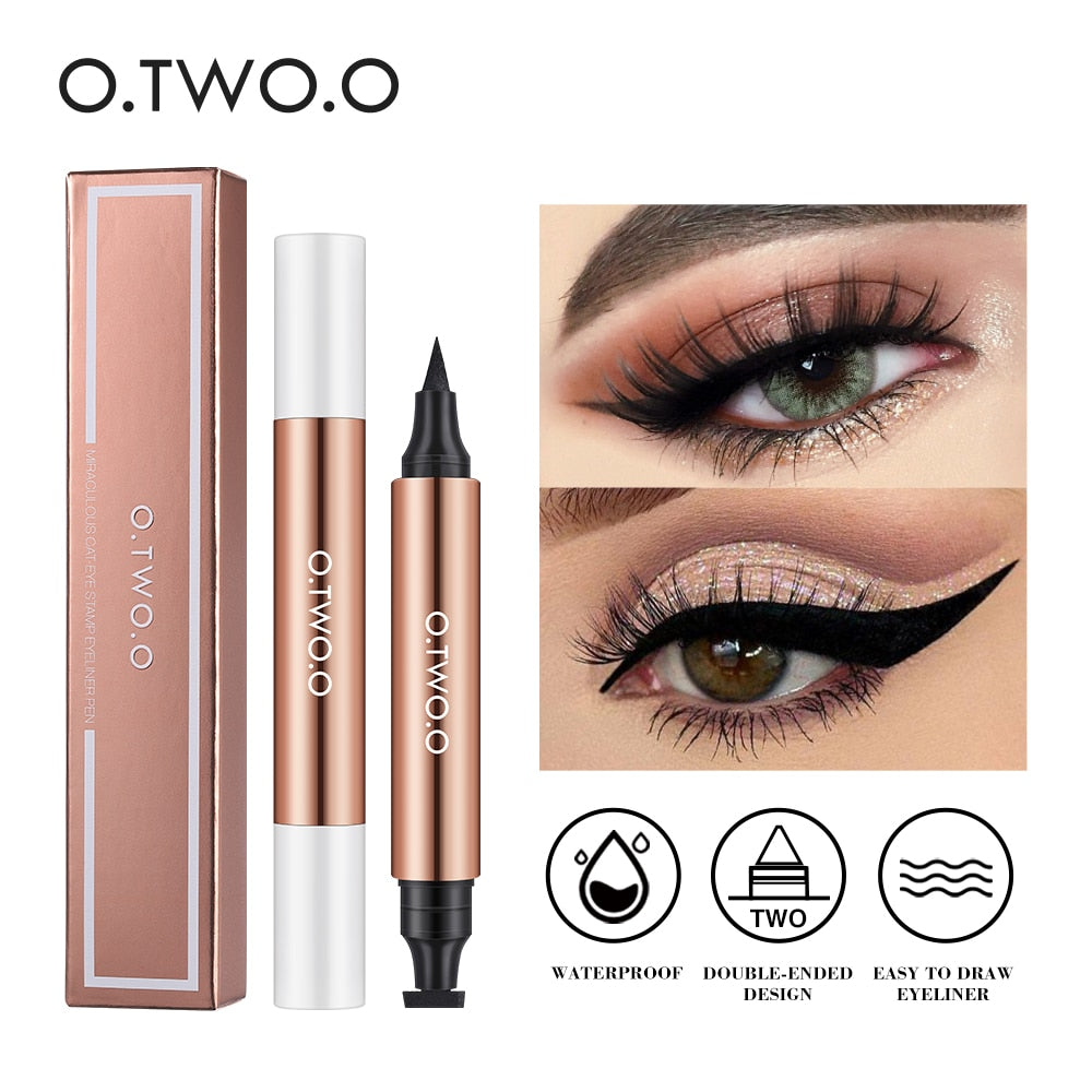 O.TWO.O   Black Liquid Eyeliner Pen Waterproof Fast Dry