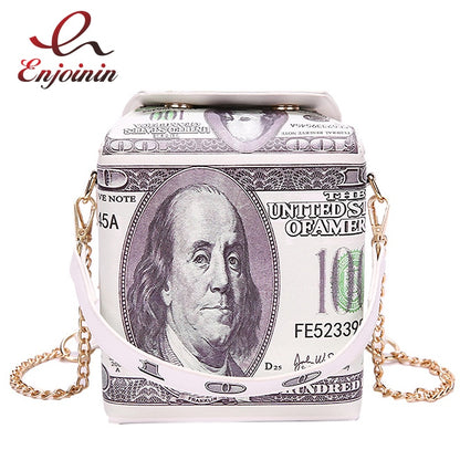 Fashion Dollar Pattern Crossbody Bag