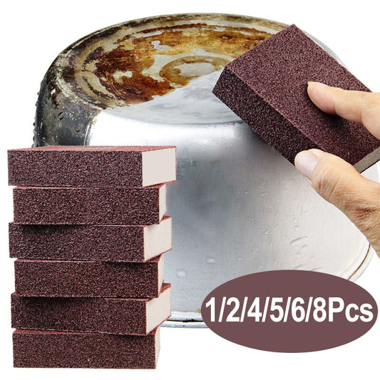 1/2/4/5/6/8Pcs Magic Sponge Eraser  Removing Rust from Cooktop Pot