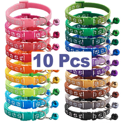 10Pcs Dog Collar Neck Strap