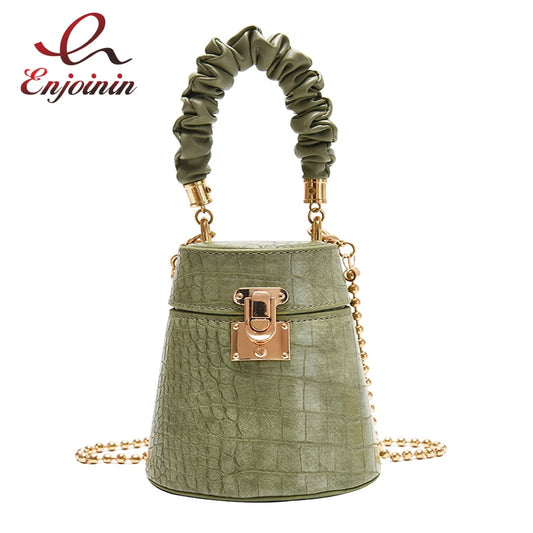 Crocodile Pattern Crossbody Bag