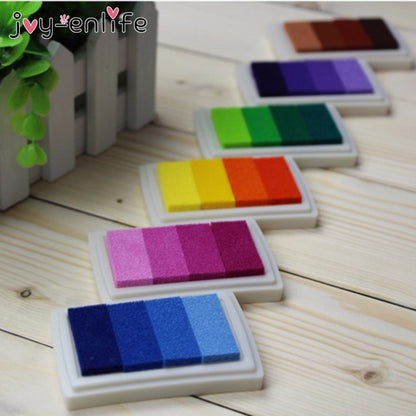 1PCS 6style Inkpad Ink Stamp Pad