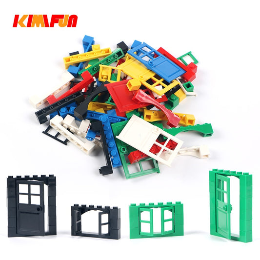 102pcs Door & Window Brick DIY House Building Blocks Toys