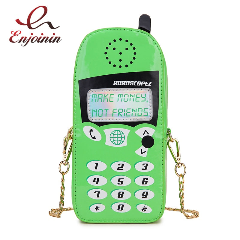 Funky Retro Phone Style Women's Handbag