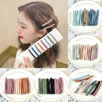 5Pcs/Set Candy Colors Hair Clips