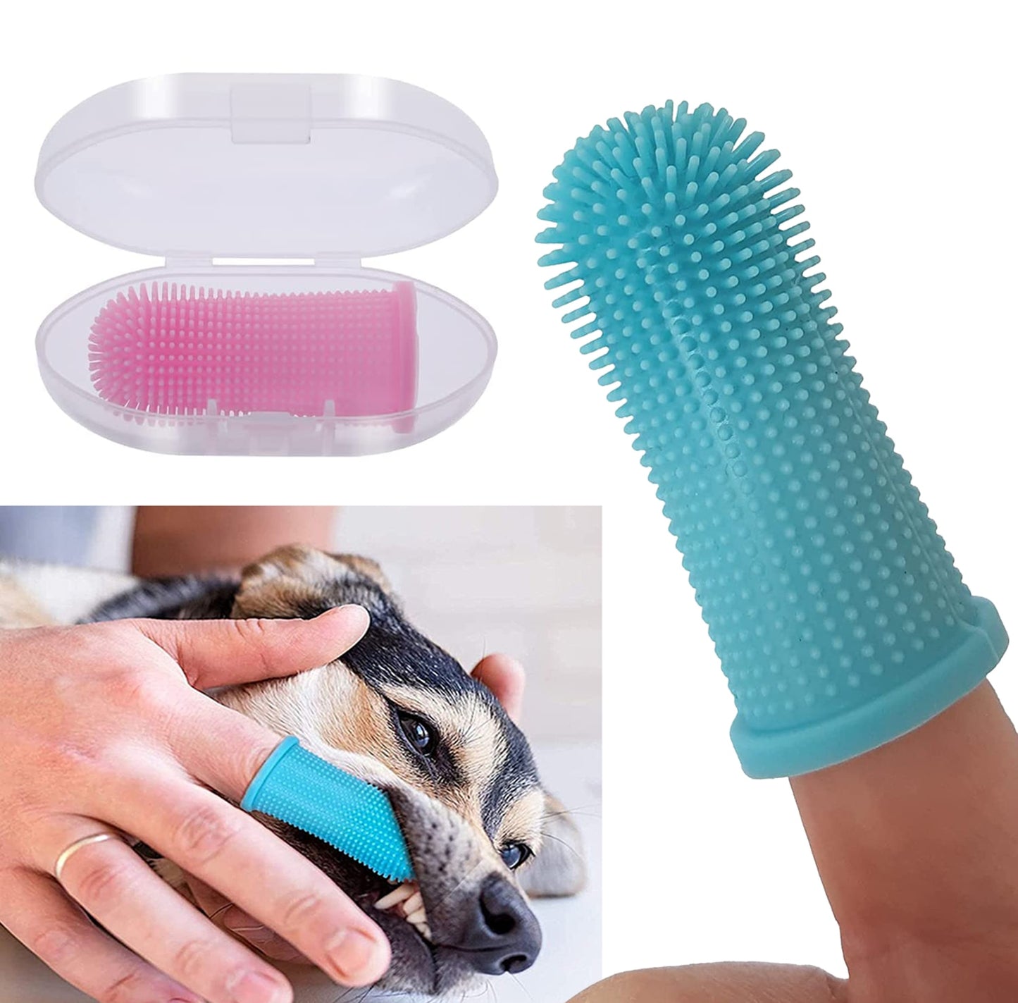 Dog Super Soft Pet Finger Toothbrush