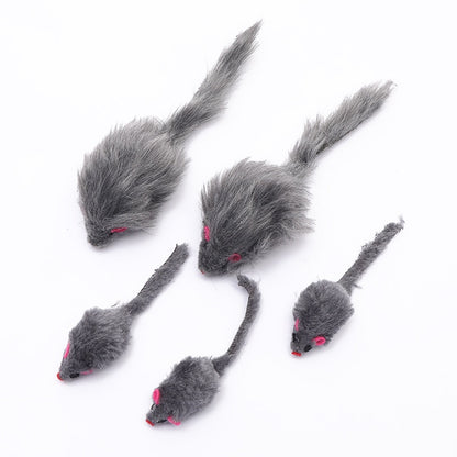 5Pcs Pet Mouse Teasing Toy