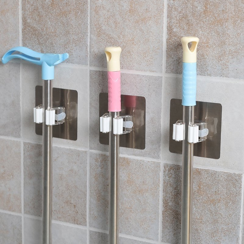 Broom Organizer Holder Rack