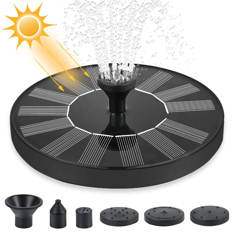 Mini Solar Water Fountain Pool Pond Waterfall