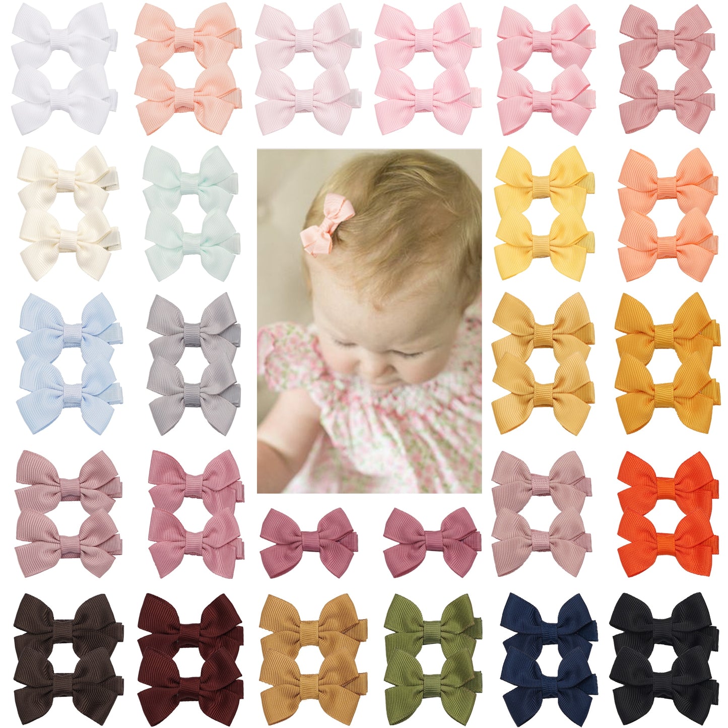 20/30/40pcs Baby Girls Hair Bows