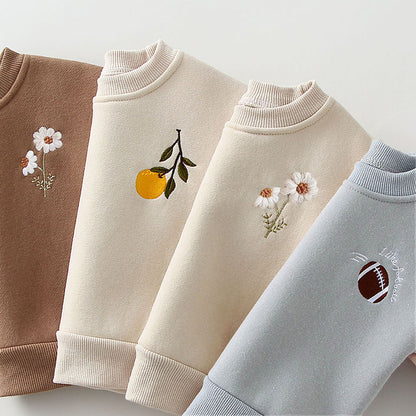 2Pcs Autumn Baby Unisex Clothes Set