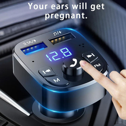 12-24V Car Bluetooth FM Transmitter 87.5-108 mhz